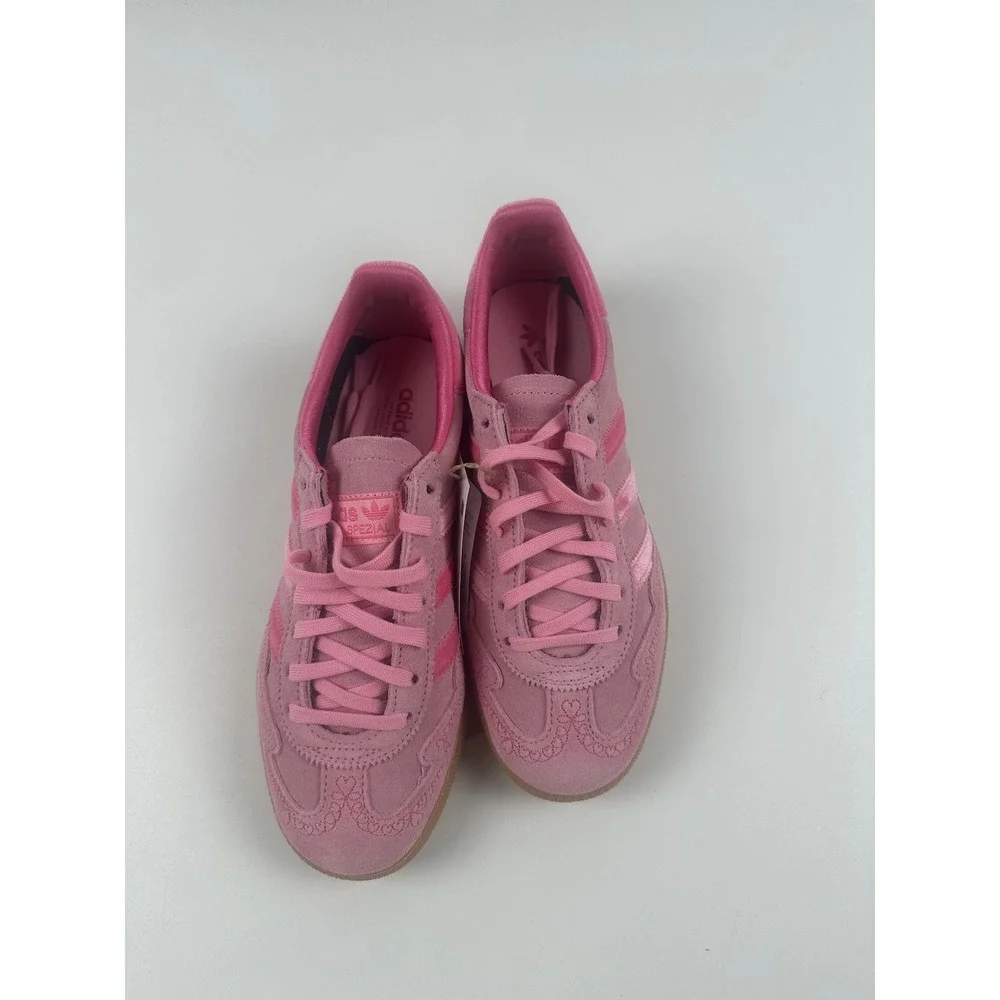 Adidas Sneakers Handball Spezial J Pink Suede Heart 5 Suede NWT